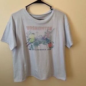 NWT american eagle washington crop tee